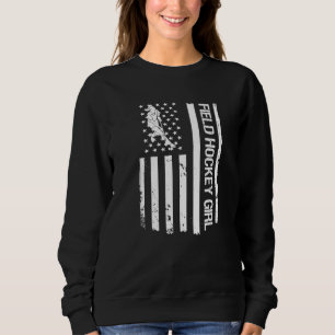 Field Hockey Girl Usa Flag Trui
