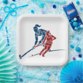 Field Hockey Girls Papieren Bordje (Feest)