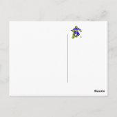 Field Hockey goalie Briefkaart (Achterkant)