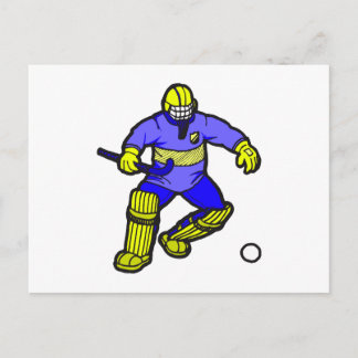 Field Hockey goalie Briefkaart