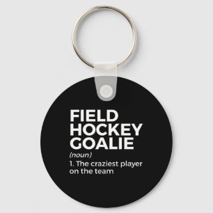 Field Hockey Goalie Definitie Mannen Vrouwen Sleutelhanger