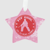 Field Hockey Goalie Holiday Ornament (achterkant)