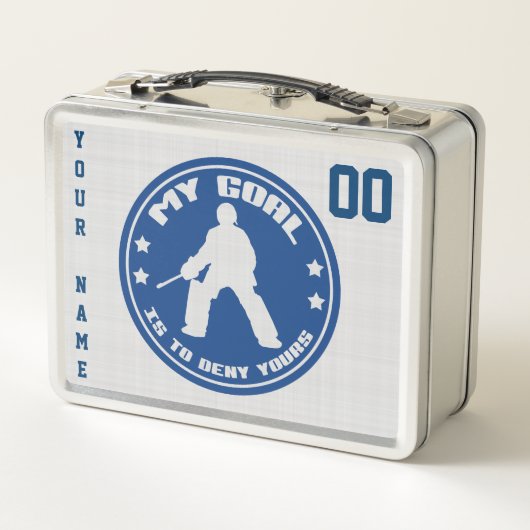  Field Hockey Goalie Lunch Box (Achterkant)