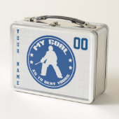  Field Hockey Goalie Lunch Box (Voorkant)