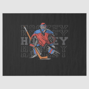 Field Hockey Goalie met Slogan - Ice Hockey Tissuepapier