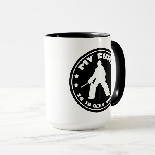 Field Hockey Goalie "My Goal" Mok (Voorkant rechts)