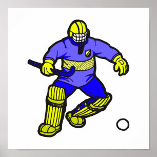 Field Hockey goalie Poster