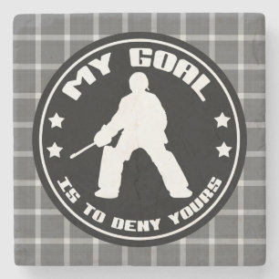 Field Hockey Goalie Quote Onderzetter
