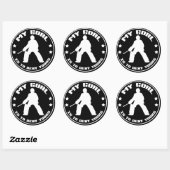 Field Hockey Goalie Quote Stickers (Vel)