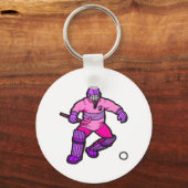 Field Hockey goalie Sleutelhanger (Voorkant)