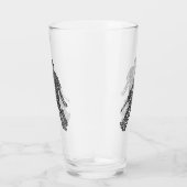 Field Hockey Goalkeeper Word Art Glas (Rechts)