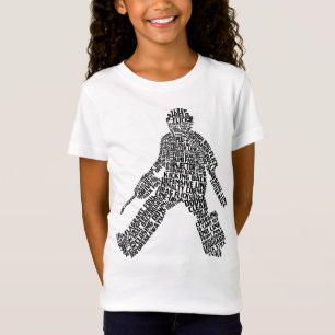 Field Hockey Goalkeeper Word Art T-shirt