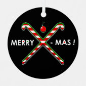 Field Hockey Holiday Cadeau Metalen Ornament (Voorkant)