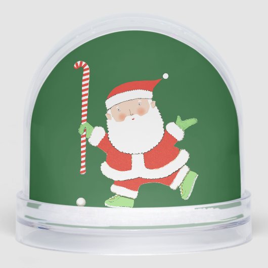 Field Hockey Holiday Cadeau Sneeuwbol (Voorkant)