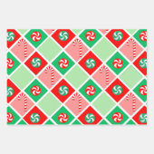 Field Hockey Holiday Gift Wrapping Paper (Voorkant 3)