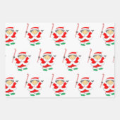 Field Hockey Holiday Gift Wrapping Paper (Voorkant 2)