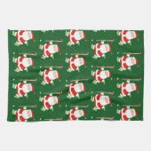 Field Hockey Kerst Keuken Handdoek (Horizontaal)