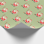 Field Hockey Kerstmis Cadeaupapier (Hoek)