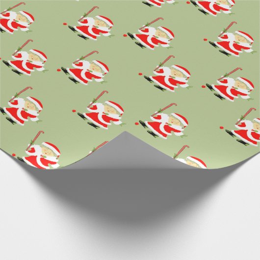 Field Hockey Kerstmis Cadeaupapier (Hoek)