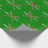 Field Hockey Kerstmis Cadeaupapier (Hoek)