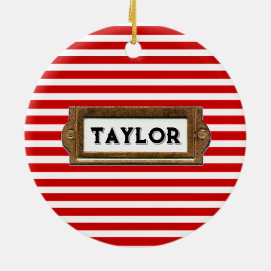 Field Hockey Kerstmis Keramisch Ornament (Achterkant)