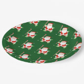 Field Hockey Kerstmis Papieren Bordje (Gekanteld)