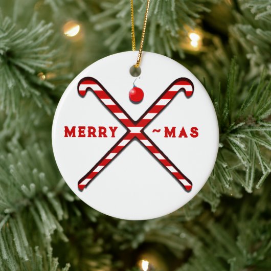 Field Hockey-kerstversiering Keramisch Ornament (Boom)