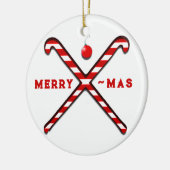 Field Hockey-kerstversiering Keramisch Ornament (Links)