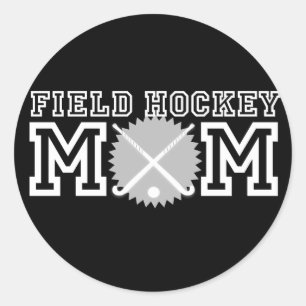 Field Hockey mama Ronde Sticker