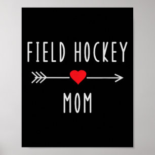 Field Hockey Moeder Grappig Field Hockey Liefhebbe Poster