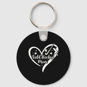 Field Hockey Moeder Hart Moeder Van Een Field Hock Sleutelhanger