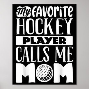 Field Hockey Moeder Shirt Vrouwen Field Hockey Lie Poster