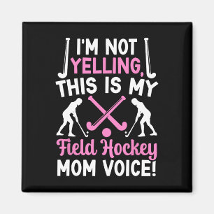 Field Hockey Moeder Stem Moeder Van Een Field Hock Magneet