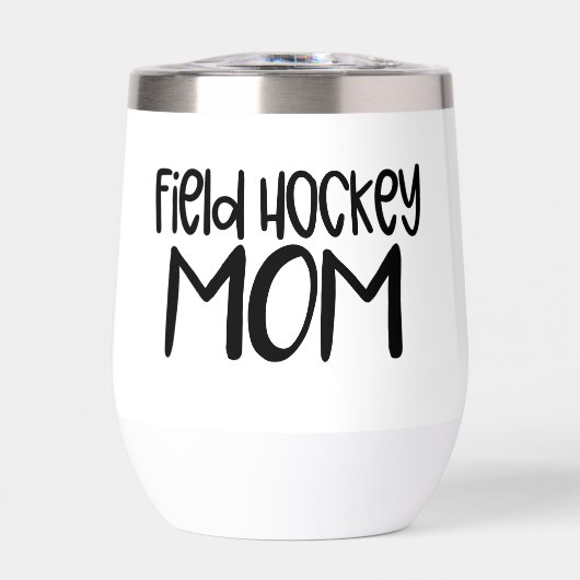 Field Hockey Mom – Sideline Sipper Wine Tumbler (Voorkant)
