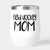 Field Hockey Mom – Sideline Sipper Wine Tumbler (Achterkant)