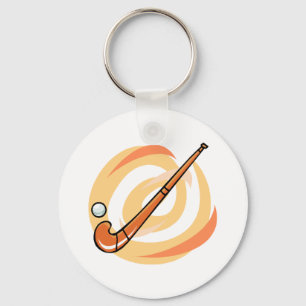 Field Hockey oranje logo Sleutelhanger