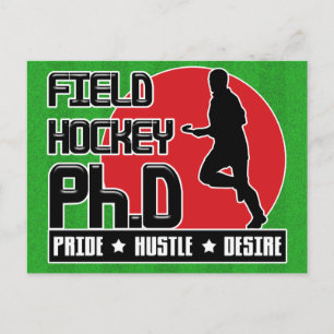 Field Hockey Ph.D Briefkaart