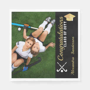 Field Hockey Photo afstuderen klasse 2022 Servet