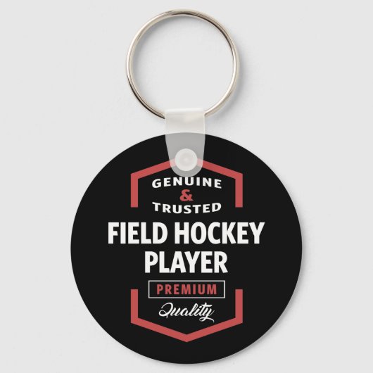 Field Hockey Player | Cadeauideeën Sleutelhanger (Voorkant)