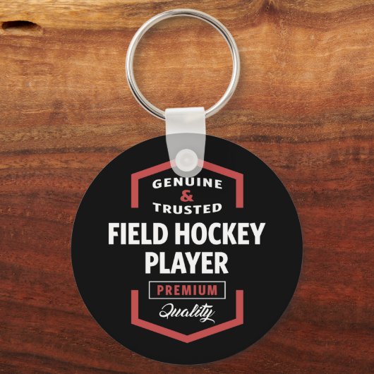 Field Hockey Player | Cadeauideeën Sleutelhanger (Voorkant)