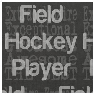 Field Hockey Player Extraordinaire Stof