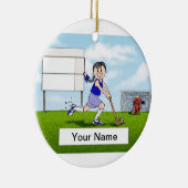 Field Hockey Player - Vrouw Keramisch Ornament (Rechts)