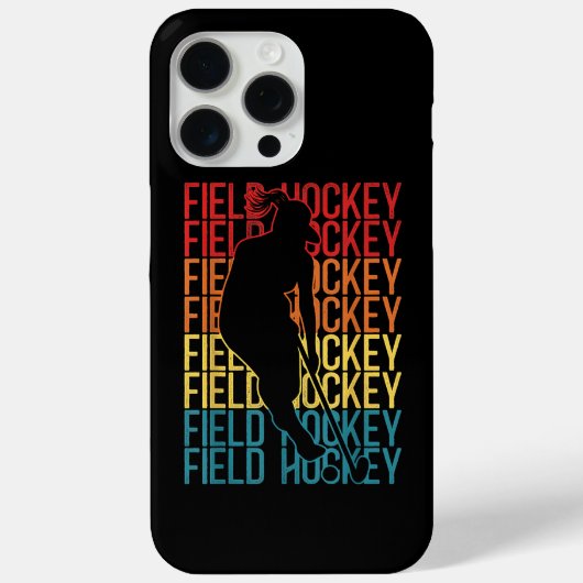 Field Hockey Retro  Field Hockey Case-Mate iPhone Case (Achterkant)
