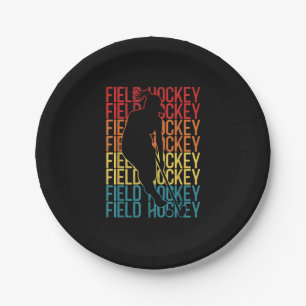 Field Hockey Retro Field Hockey Papieren Bordje