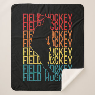 Field Hockey Retro  Field Hockey Sherpa Deken