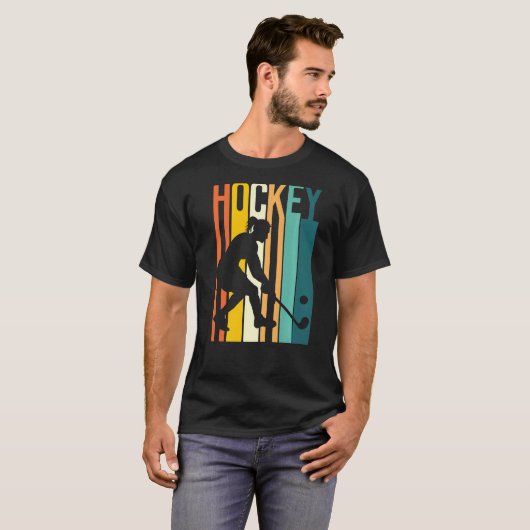 Field Hockey Retro  Hockey T-shirt (Voorkant volledig)