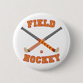Field Hockey Ronde Button 5,7 Cm (Voorkant)