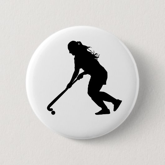 Field Hockey Ronde Button 5,7 Cm (Voorkant)