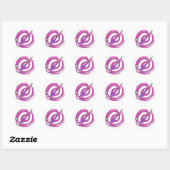 Field Hockey Ronde Sticker (Vel)