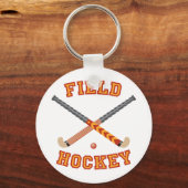 Field Hockey Sleutelhanger (Voorkant)